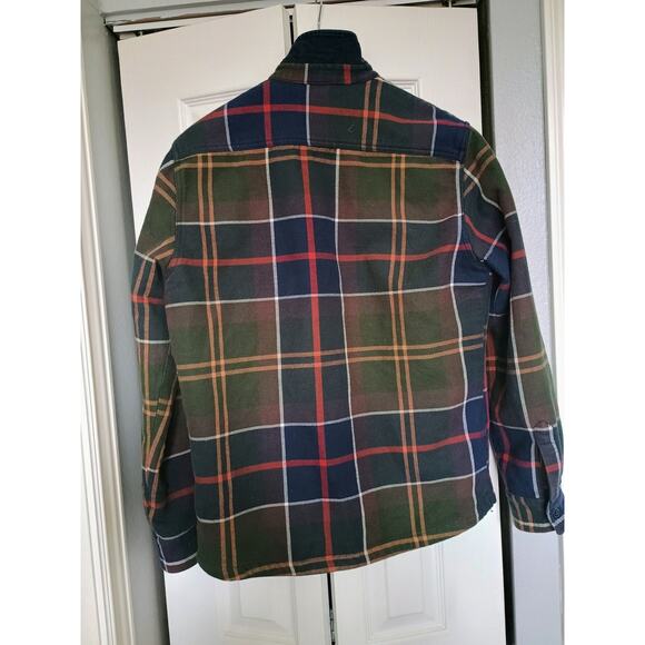 Barbour Plaid Flannel Shaket Quilted Lined Overshirt old money gorpcore outdoors - Picture 7 of 13